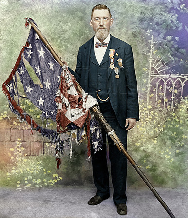 John Kiggins, 149th N.Y. Vol. Infantry, flag bearer (MOH) - I10168