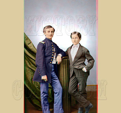 01073 - Sergeant Johnny Clem (later Lt.); Was Sgt at age 13 (image from 1870's) w-Bro. [LC-DIG-cwpbh-01073]