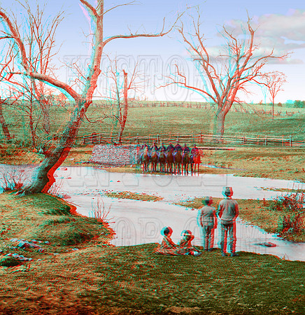 00955 - Standoff with Federal cavalry; Sudley Ford; Bull Run, VA; March 1862 [LC-DIG-cwpb-00955]