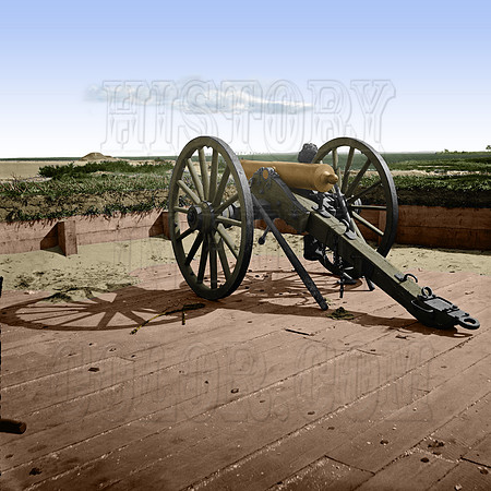 03085 - View from Fort Sumter ; from parapet facing Morris Island, April 1865 [LC-DIG-cwpb-03085]