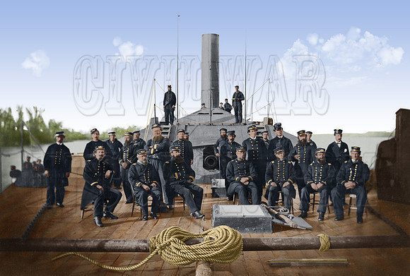 33856 - Confederate iron-clad, Atlanta, James River, Va., after her capture