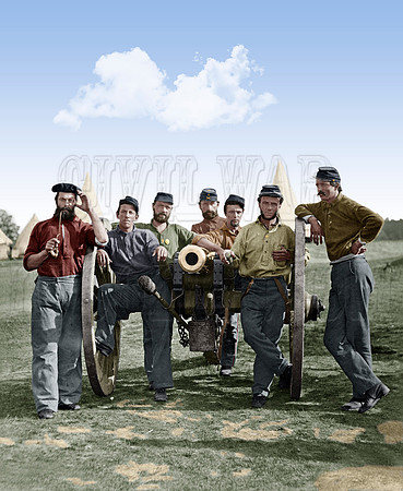 56466  - Union Soldiers with 6 pdr. cannon