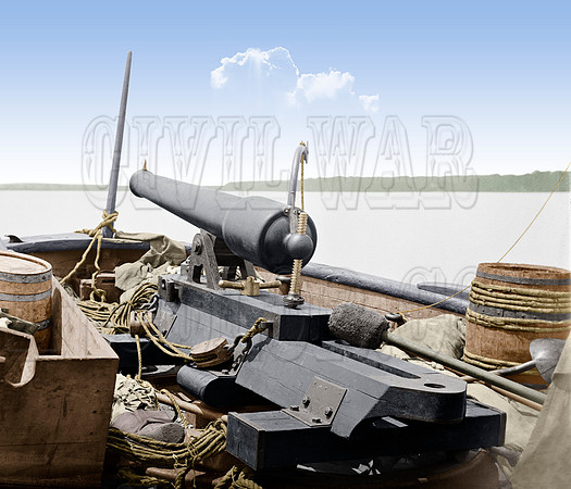 Bow Gun on Confederate gunboat Teaser - 01051
