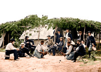 Petersburg, Virginia. Cock fighting at Gen. Orlando B. Willcox's headquarters