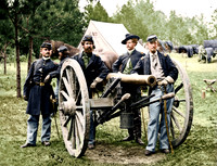 Fair Oaks, Va., vicinity. Lt. Robert Clarke, Capt. John C. Tidball, Lt. William N. Dennison, and Capt. Alexander C.M