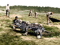 Cold Harbor, Va. African Americans collecting bones of soldiers killed in the battle