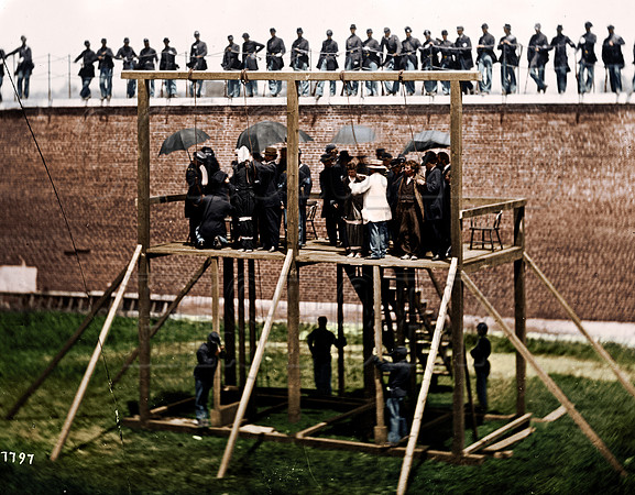 Washington, D.C. Adjusting the ropes for hanging the conspirators