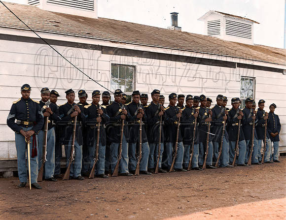 District of Columbia. Company E, 4th U.S. Colored Infantry, at Fort Lincoln