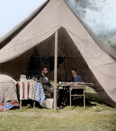 Lincoln & McClellan at Antietam