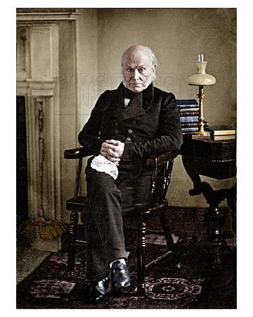 J Q Adams 16x20 White border