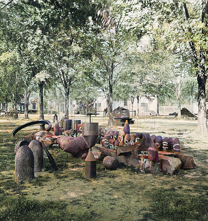 Charleston, S.C. Confederate torpedoes, shot, and shell in the Arsenal yard - 02383