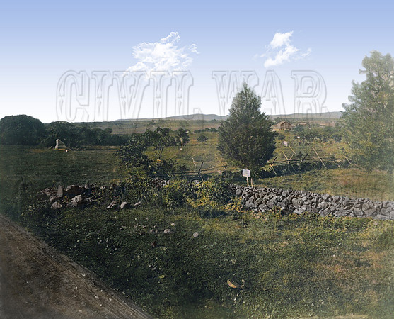 Gettysburg, battlefield of, scene of Pickett's charge - 32848