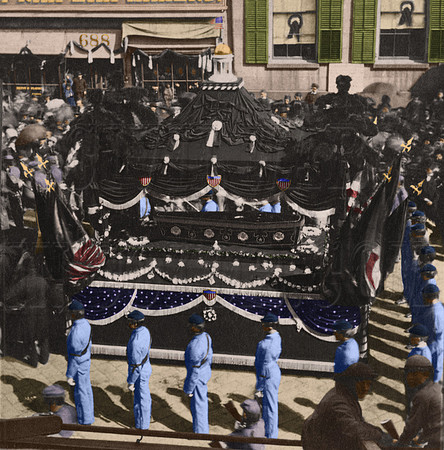 19422 - Lincoln's Funeral Procession; New York City, April 25, 1865 (LC-DIG-ppmsca-19422)