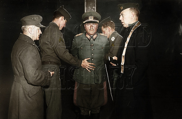 General Anton Dostler facing a firing squad