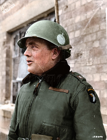 Command of the 101st Airborne Division at Bastogne fell to Brigadier General Anthony C. McAuliffe, a short, genial artilleryman.